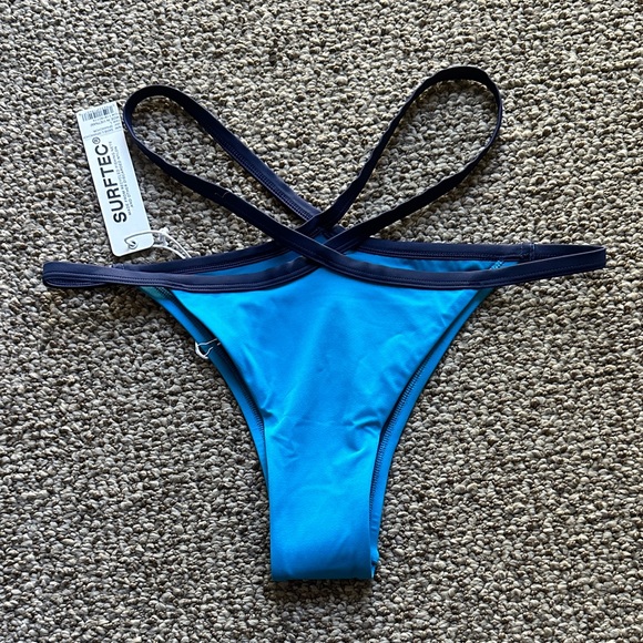 Jolyn Clothing Blue Sadie Bikini Bottom - Picture 4 of 5